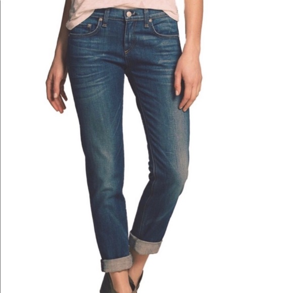 Rag & Bone The Dre Slim Straight Leg Boyfriend Jean - Picture 9 of 9
